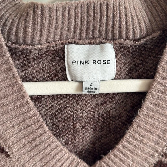 Brown Sweater Vest - Picture 3 of 3